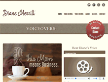 Tablet Screenshot of dianemerrittvo.com